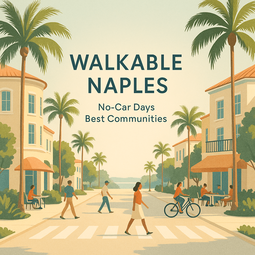 Best Naples Communities for Walkability (No Car Days)