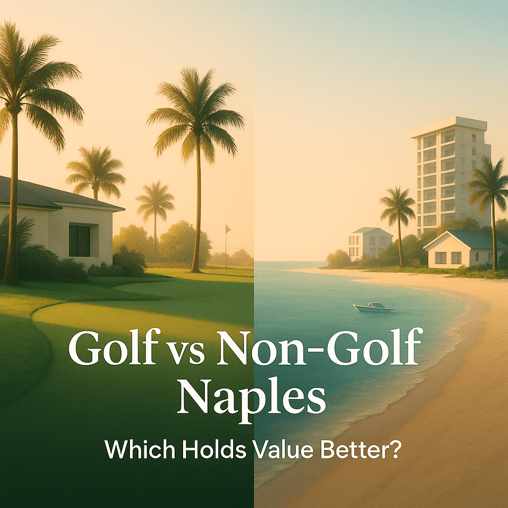 Golf vs Non-Golf Naples: Which Holds Value Better?