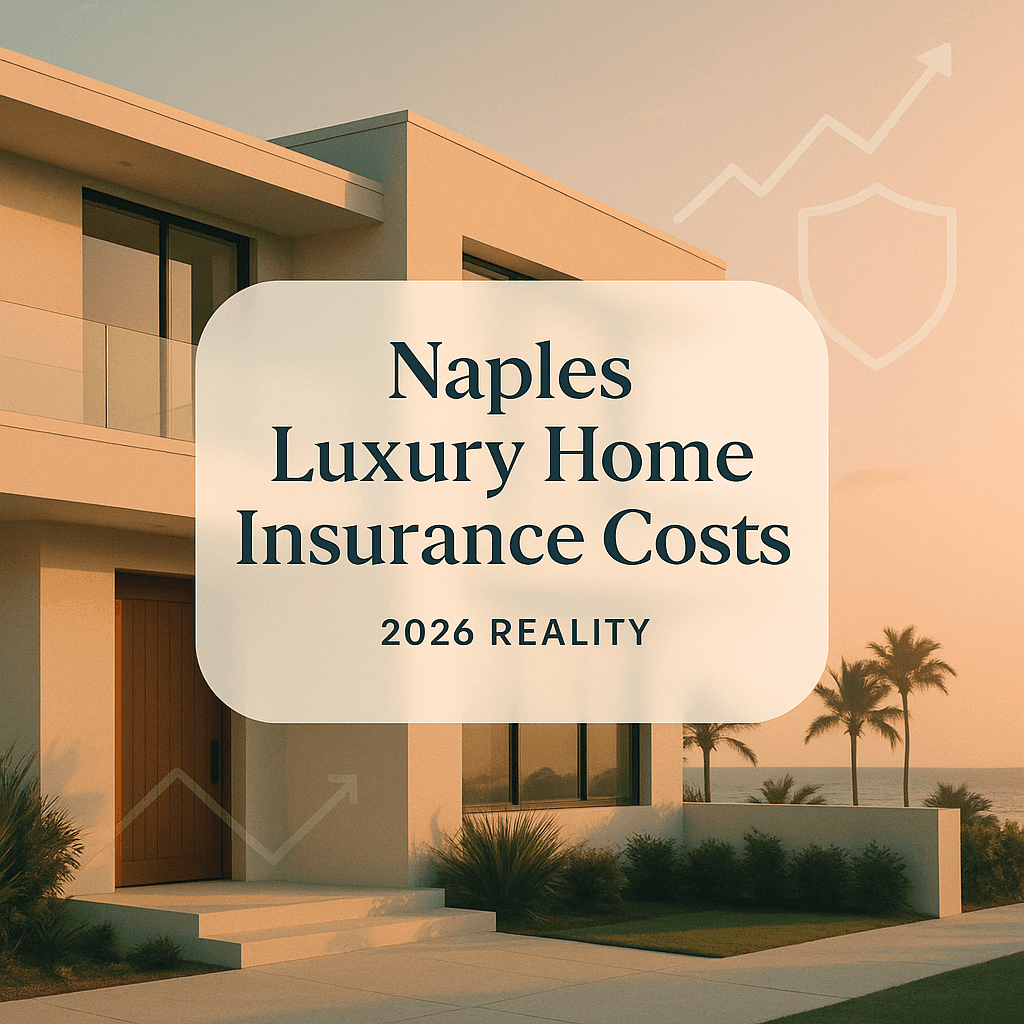 Insurance Costs in Naples Luxury Homes (2026 Reality)