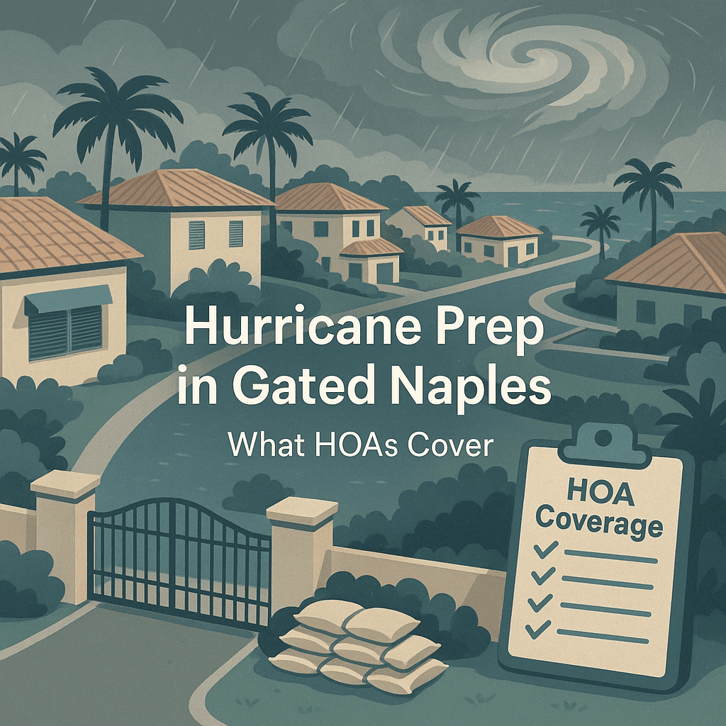 Hurricane Prep in Gated Naples: What HOAs Cover